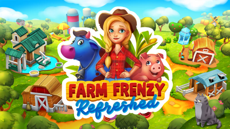 nsp，本体，疯狂农场 刷新，Farm Frenzy：Refreshed