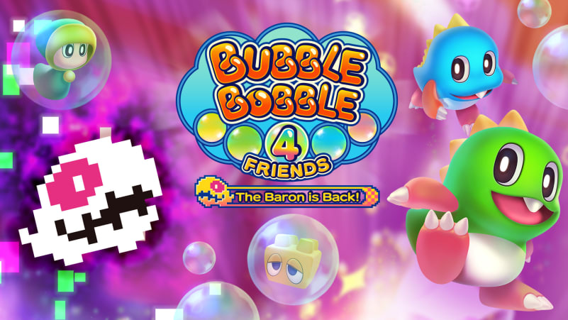 nsp，泡泡龙 4 伙伴，Bubble Bobble 4 Friends，补丁，中文，下载